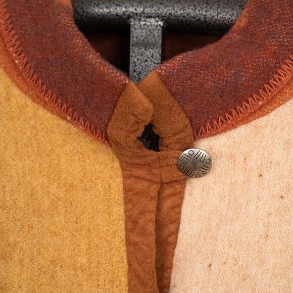 Aventura Southwest Artisan Pure Wool Jacket Women's M/L Taos New Mexico Antlers - Picture 4 of 8